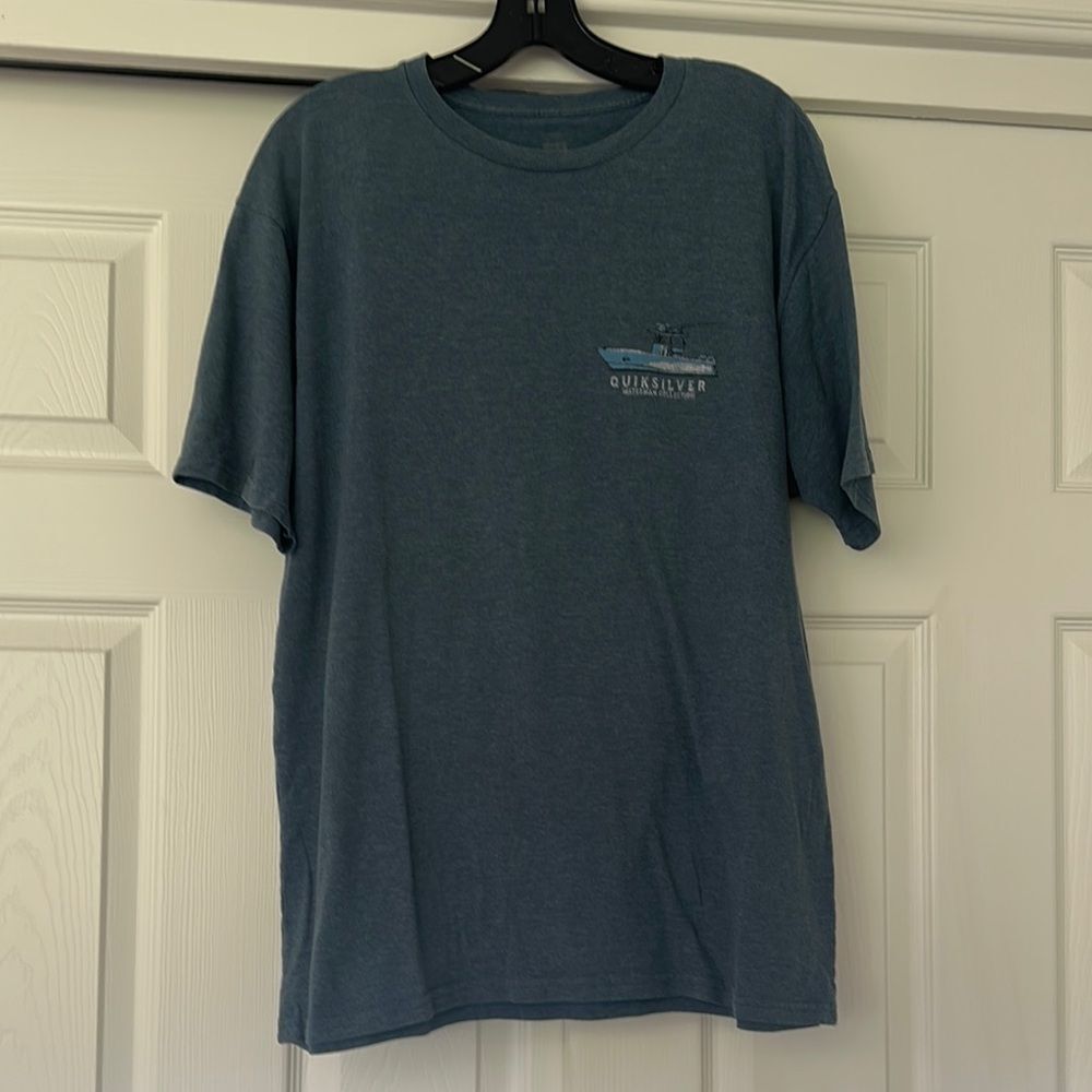 Quiksilver Blue Short Sleeve Tee for Effortless Style